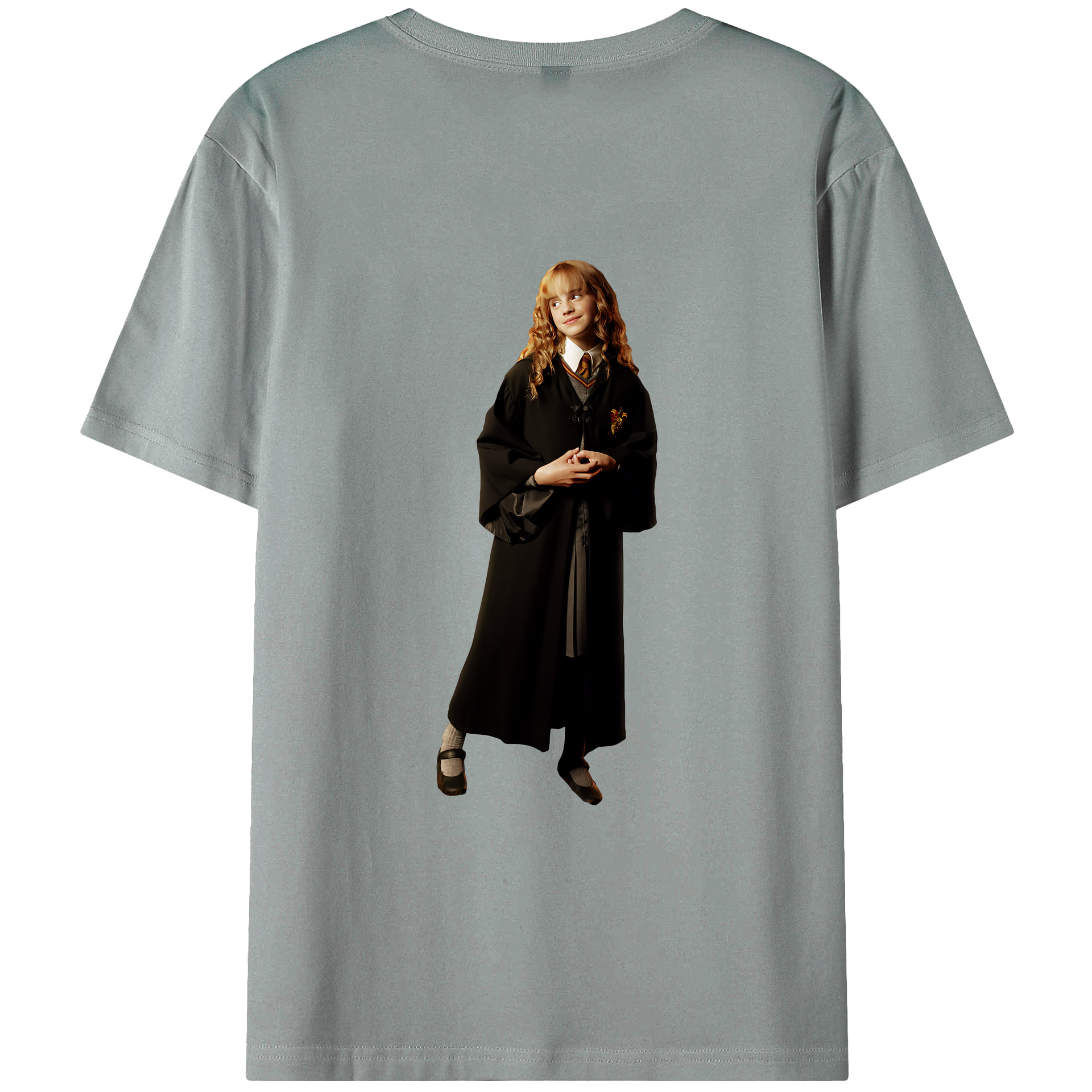（画像用） Harry Potter ハリー・ポッターシリーズ 綿100％ メンズ半袖Tシャツ（バックプリント） 通気性